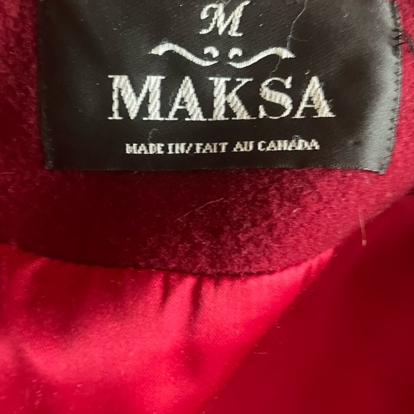 Maksa wool blend made in Canada coat - Picture 6 of 10